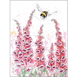 A Cottage Garden Card (Bee) A Cottage Garden Card (Bee)