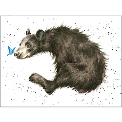 The Bear And The Butterfly Card (Bear) The Bear And The Butterfly Card (Bear)