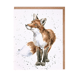 Bright Eyes And Bushy Tailed Card (Fox) Bright Eyes And Bushy Tailed Card (Fox)