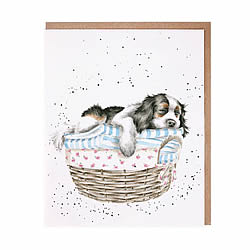 Wash, Dry, Fold, Repeat Card (Dog)