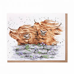 Blown Away Card (Cow) Blown Away Card (Cow)