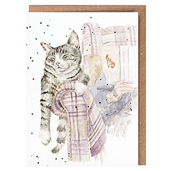 Lazy Sunday Card (Cat)
