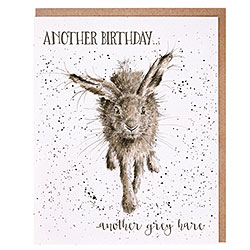 Little Grey Hare Card (Rabbit)