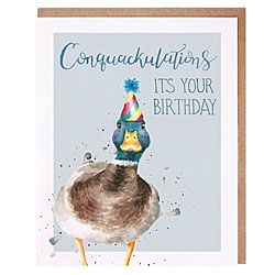 Conquackulations Card (Duck)