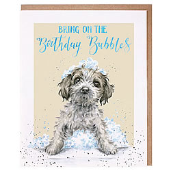 Birthday Bubbles Card (Puppy)