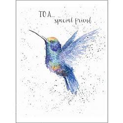 To A Special Friend Card (Hummingbird)