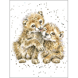 Wild At Heart Card (Lion Cubs) Wild At Heart Card (Lion Cubs)