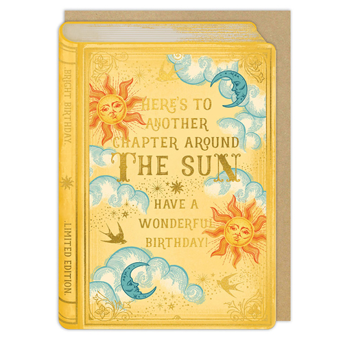 Around The Sun Birthday Card - Click Image to Close