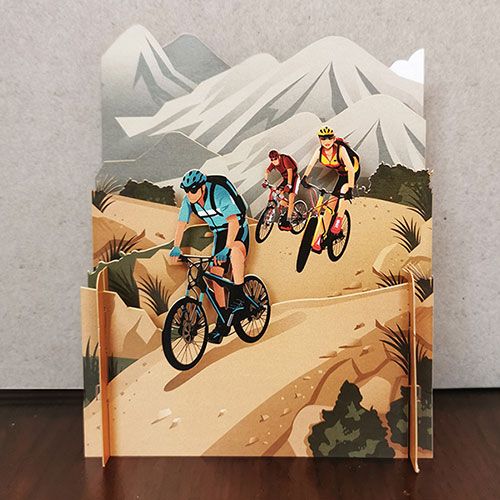 Mountain Biking Card - Click Image to Close