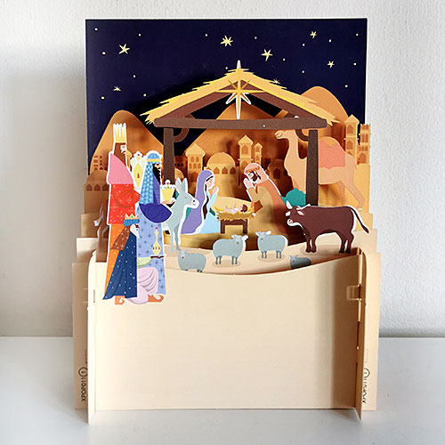 Nativity Scene Card - Click Image to Close