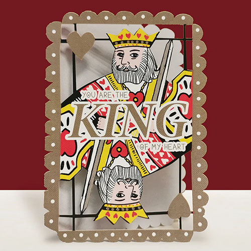 King Of My Heart Card - Click Image to Close