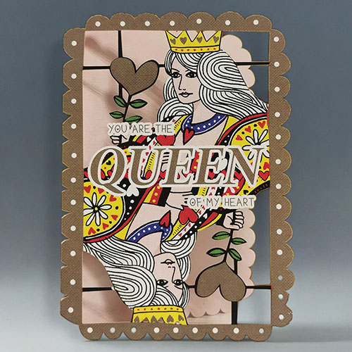 Queen Of My Heart Card - Click Image to Close