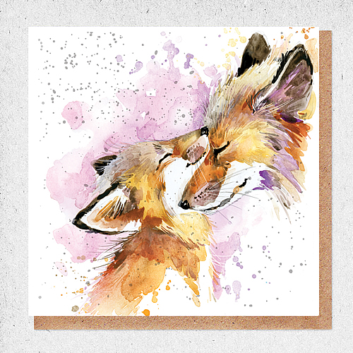 Foxes Card - Click Image to Close