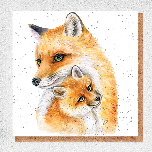 Foxes Card - Click Image to Close