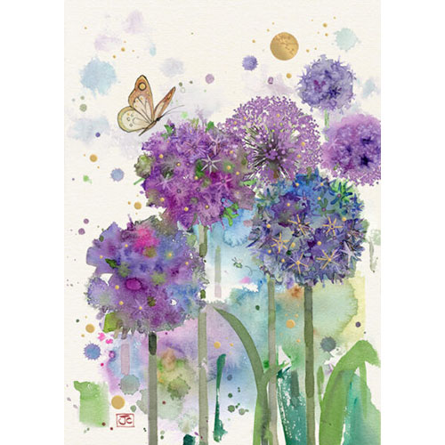 Allium Garden Card - Click Image to Close