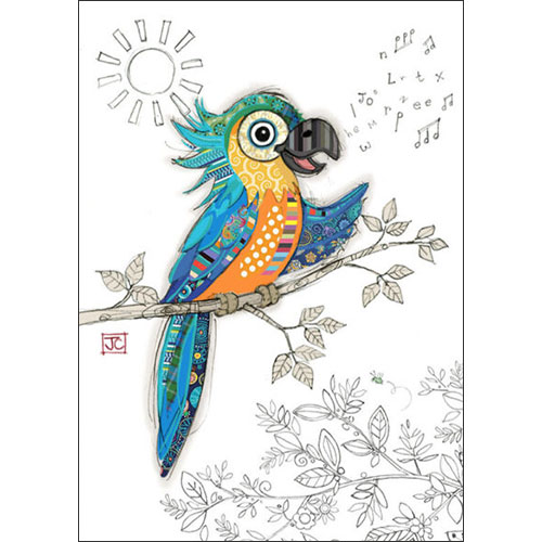 Percy Parrot Card - Click Image to Close