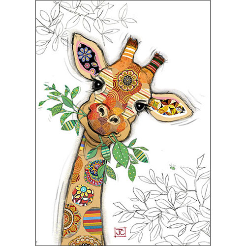 Gina Giraffe Card - Click Image to Close