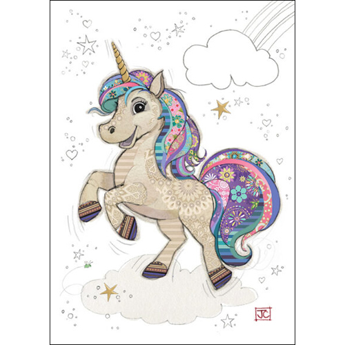 Una Unicorn Card - Click Image to Close