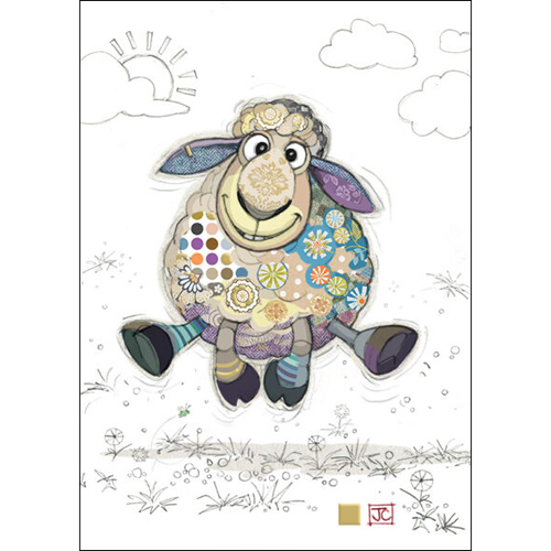 Sasha Sheep Card - Click Image to Close