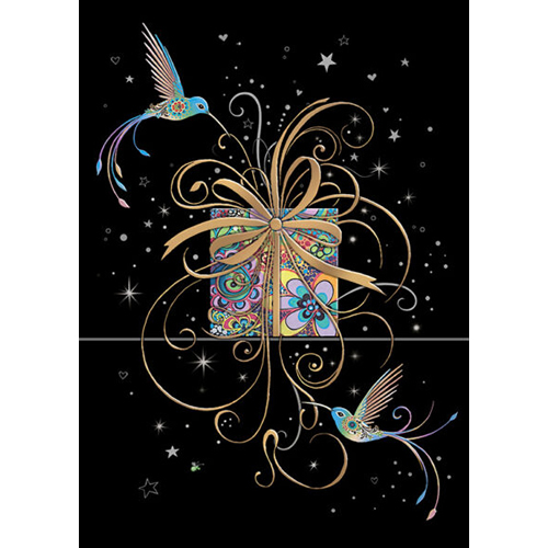 Gift Birds Card - Click Image to Close