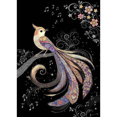 Paraise Bird Card - Click Image to Close