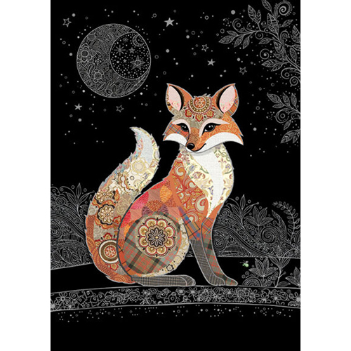 Decorative Fox Card - Click Image to Close