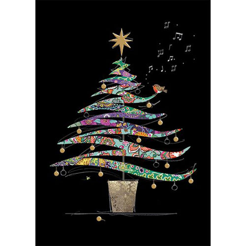 Colorful Tree Card - Click Image to Close