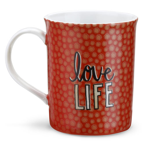 Love Life Mug & Greeting Card Set - Click Image to Close