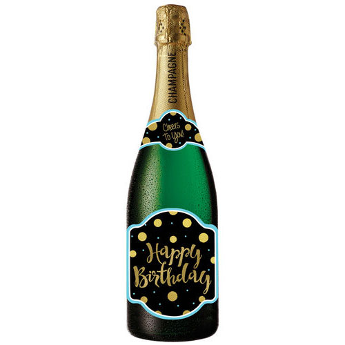 Cheers To You Champagne Bottle Card - Click Image to Close