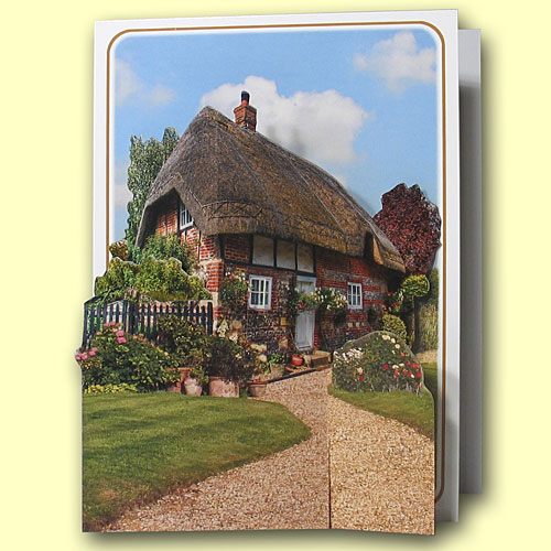 Garden Cottage Card - Click Image to Close