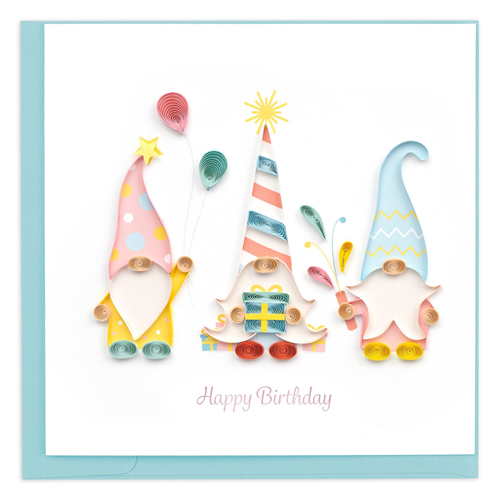 Birthday Gnomes Card - Click Image to Close