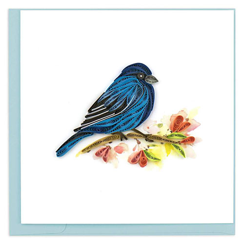 Indigo Bunting Card - Click Image to Close