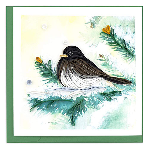 Dark Eyed Junco Card - Click Image to Close