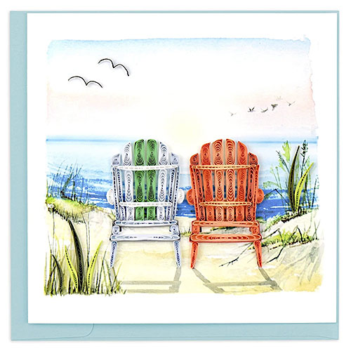Beach Chairs Card - Click Image to Close