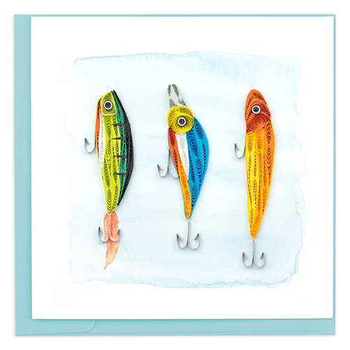 Fishing Lures Card - Click Image to Close