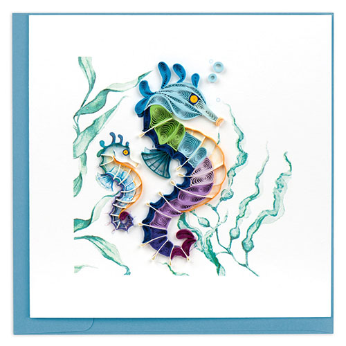 Sea Horse Card - Click Image to Close