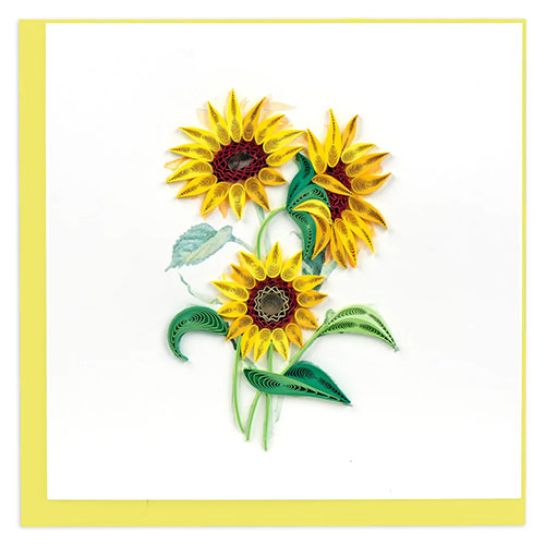 Wild Sunflowers Card - Click Image to Close