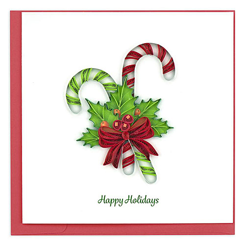 Candy Canes Card - Click Image to Close