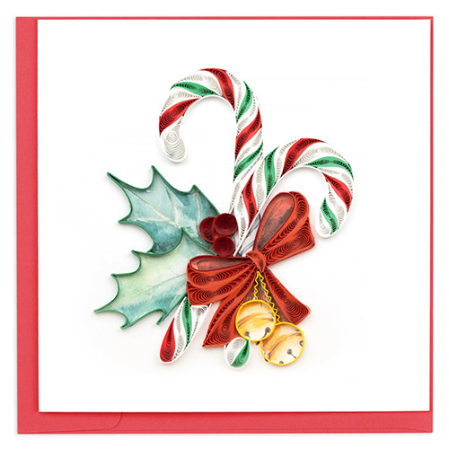 Candy Canes Card - Click Image to Close