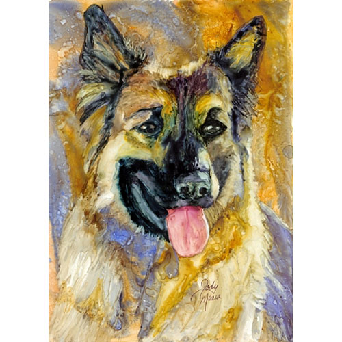 Troy Card (German Shepherd) - Click Image to Close
