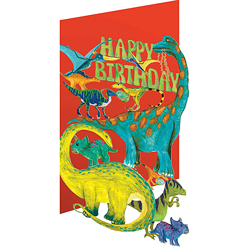 Dinosaurs Card - Click Image to Close