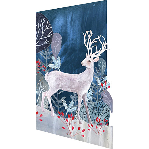 Silver Stag Card - Click Image to Close