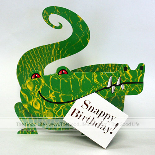 Harry "Snappy Birthday" Card (Gator) - Click Image to Close
