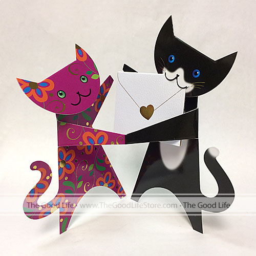 Dancing Cats Card - Click Image to Close