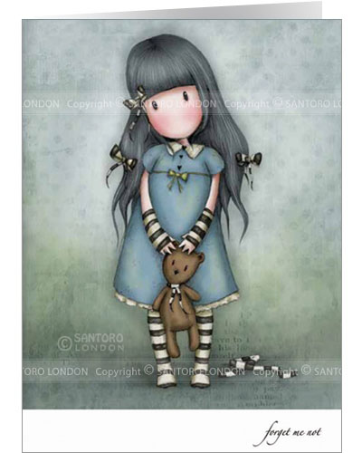 Forget Me Not Card - Click Image to Close