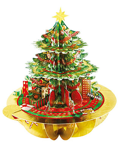Christmas Tree Card - Click Image to Close
