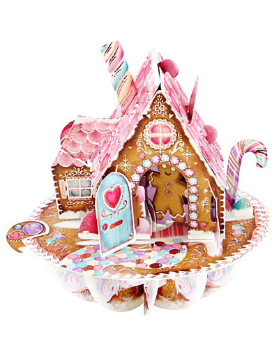 Gingerbread House Card - Click Image to Close