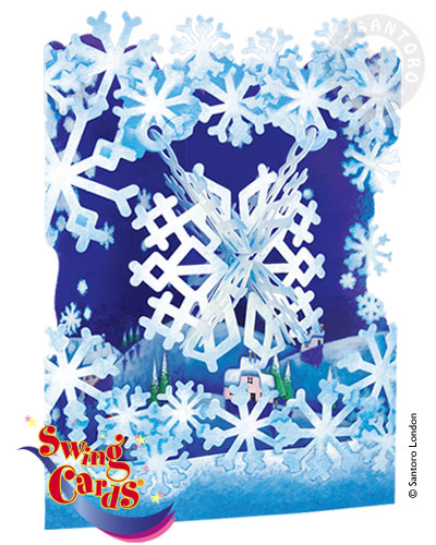 Snowflake Card - Click Image to Close