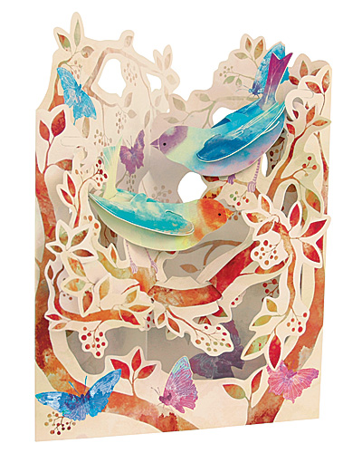 Birds & Butterflies Card - Click Image to Close