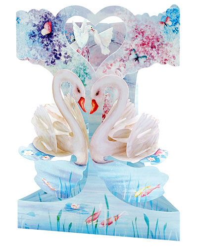 Love Swans Card - Click Image to Close